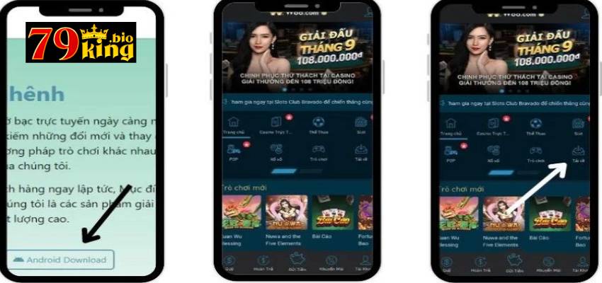 Những điều lưu ý khi sử dụng 79King mobile app